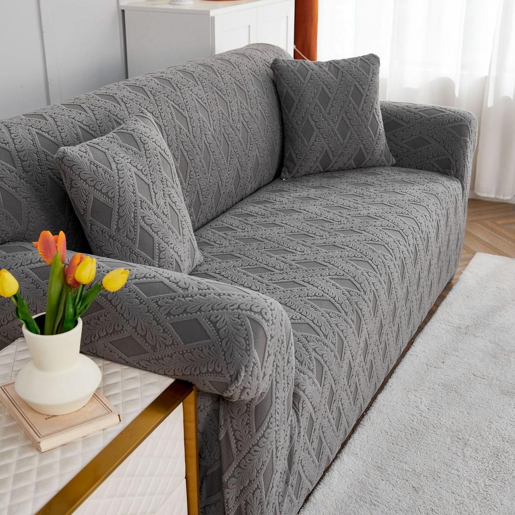 Simple Modern Sofa Cover All-inclusive Multifunctional Cover Elastic Light Luxury European Sofa Cover Sofa Cover Full Cover Chaise Non-slip