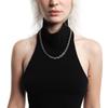 FurFur ANGLED CHAIN TOGGLE SILVER925 NECKLACE