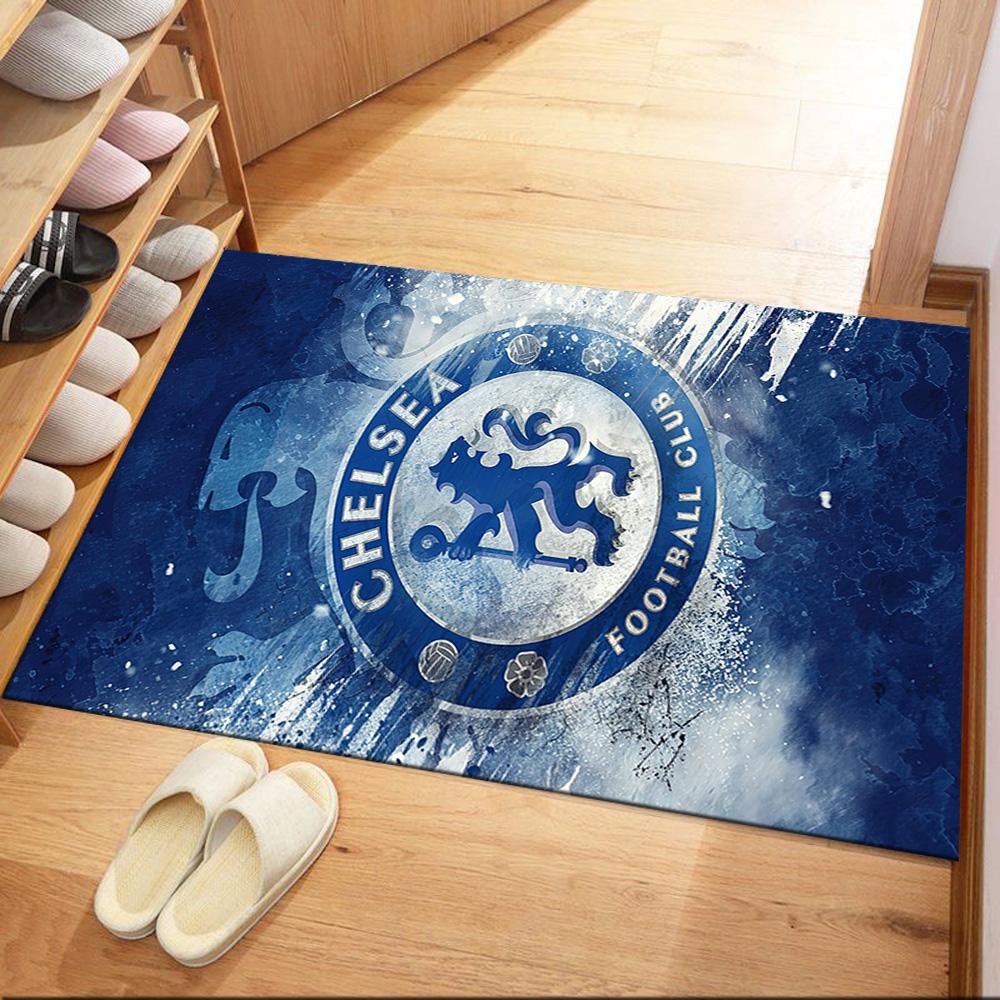 Love Chelsea Football Club Logo Square Rugs Are a Great Choice for Living Rooms, Bedrooms, Home Décor, and As Gifts.