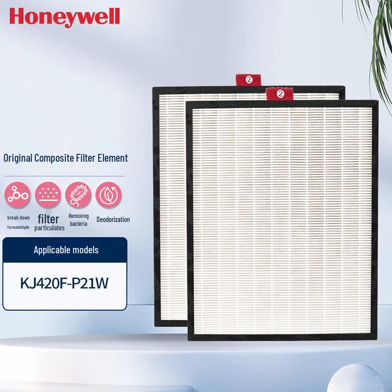 Honeywell CMF42M Air Purifier Replacement Filter (2-Pack) CN plug (adapter included)