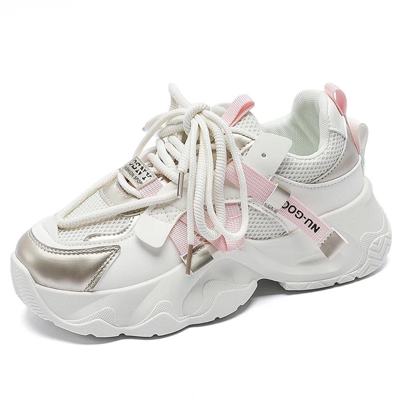 Fashion Big Sole Round Toe Size 48 Shoes Loafers Shoose Sneakers Women Summer Sport Sneachers Portable Clearance 2025 Overseas Cute