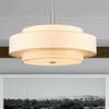 Modern Minimalist Cloth Pendant Light Creative Fabric Rounded Light Fixture Living Room Decor Dining Room Suspension Luminaire