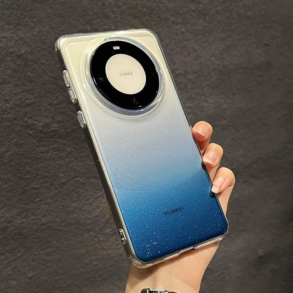 

Чехол для мобильного телефона Huawei Pura70Pro с постепенным изменением цвета и блестками из акрила для Mate60 Gypsy Star Anti-Drop 540, жесткий чехол Huawei Pura70Ultra