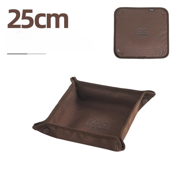 BEPAN Portable Foldable Compact Durable Outdoor Camping Storage Tray Square Organizer Box for Home Travel Picnic and Camping Gear
