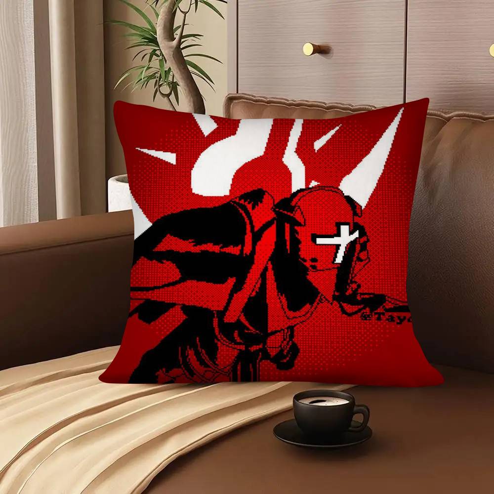 1Pc Signalis Horror Indie Game Pillow Case Fashion Square Pillowcase Bedroom Sofa Room Ins Decoration Leisure