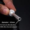 Riloer Car Door Lock Pull Rod Bolt Cover, 4-Pack Bling Rhinestones Decoration Universal Fit, Multicolor