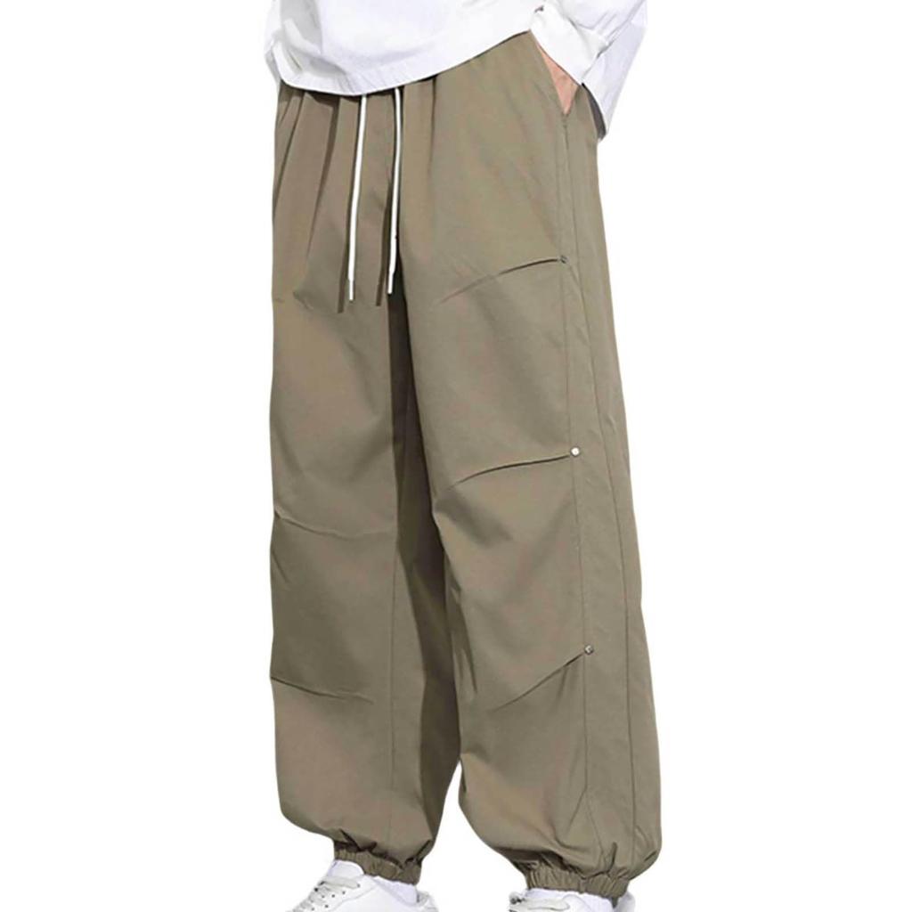 Men's Loose Fit Cuffed Cargo Pants
