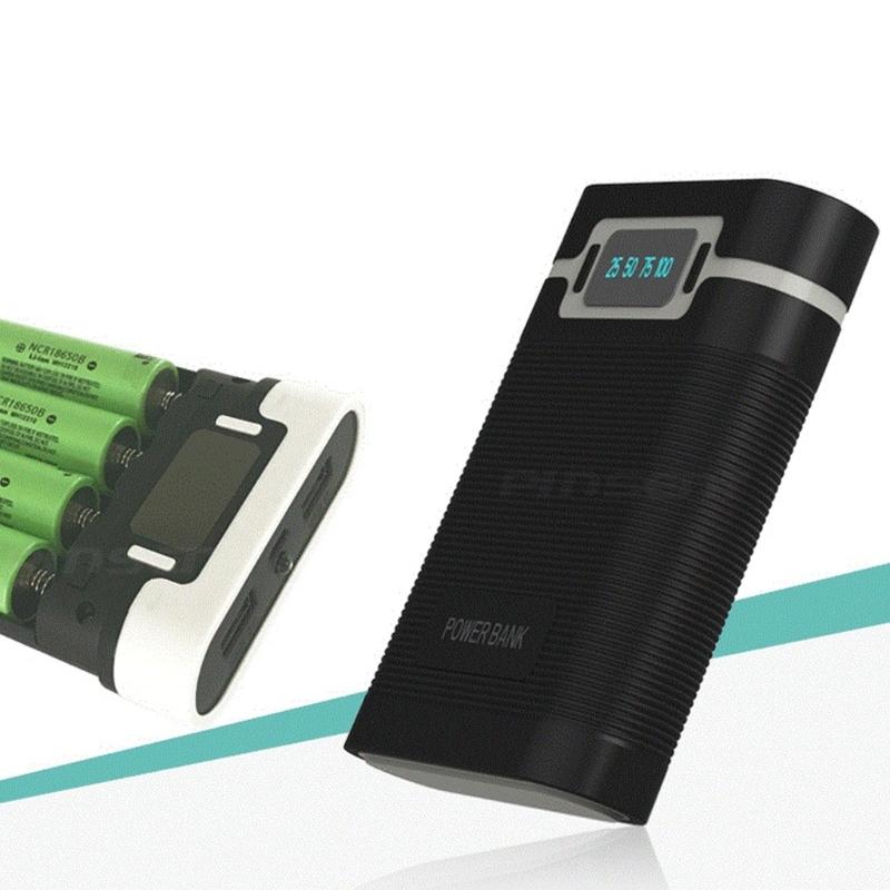 4 Slot 18650 Mobile Battery Removable Battery Compartment Not Welding Required Various Device Charging Solution