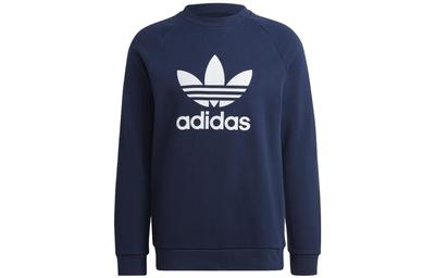 Originals Sweatshirts Men's Dark Blue Crew Neck Moderate Regular HK5294