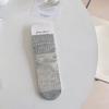 Breathable Summer Thin Women Socks Japanese Fashion School Girls Loose Long Socks Korean Style Solid Color Black White Socks Sox
