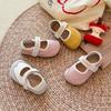 Girls' Fashion Soft-soled Casual Shoes 2025 Spring and Autumn New Girls' Foreign-style Versatile Sports Shoes Xiaoxiangfeng Doudou Shoes