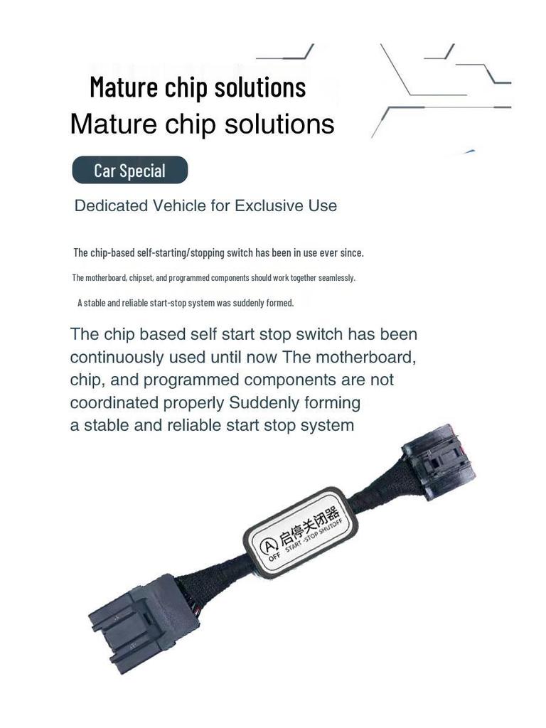 Ford Edge & Galaxy S-Max Start-Stop Eliminator with Rocker Switch