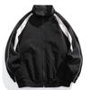 Herren Farbblock Trainingsjacke Winddicht Lässig Reißverschluss Herbst Winter Jacke Oberteil Sport