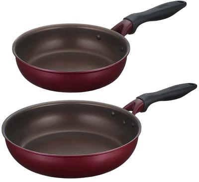 [Special Offer] Thermos Durable Series Frying Pan KFH 2-Piece Set Red KFH-SET2-A R