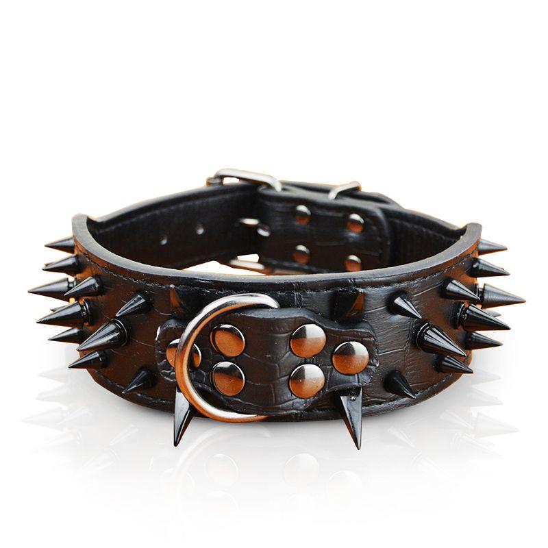 

Собачий ошейник-заклепка Защита от укусов Непрокусываемый протектор Ошейник Дубина для немецкой овчарки Собачья цепь Железная цепь Маленькие и средние собаки Товары для питомцев XS wide 5.0 adjustment 37-45cm Black