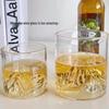 Minimalist Mountain View High Borosilicate Glass Cup - Whiskey, Tea, Water, Juice