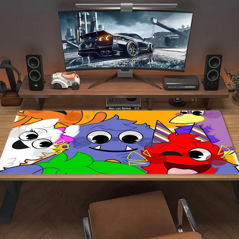 Garten of Banban Print Cushion Non-slip Laptop Tablet Big Mousepad XXL Mat Mini PC Playmat With Lock Edge