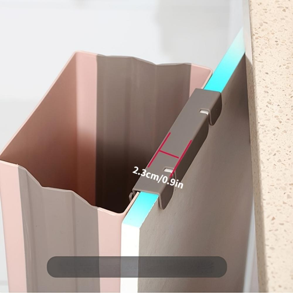 1 Pcs Trash Can, Hanging Telescopic Trash Can,Folding Cabinet Door Sorting Multifunctional Trash Can Suitable for Kitchen Car