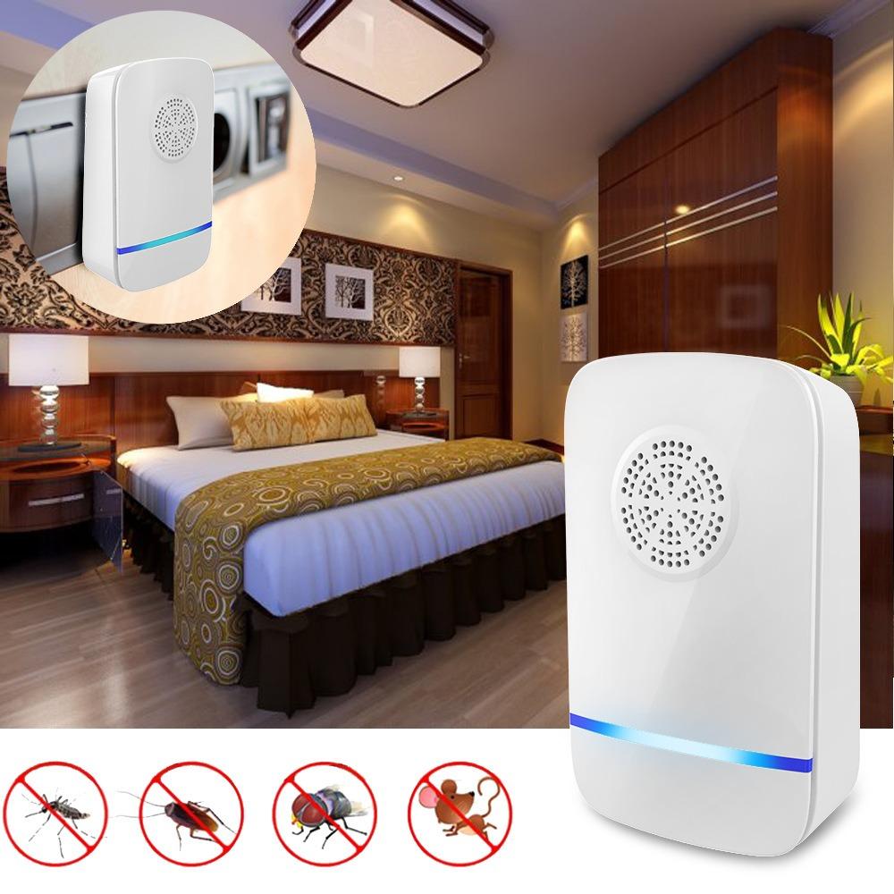 Ultrasonic Pest Repellent Plug-In - Effective Indoor Insect Control For Mosquitoes, Mice, Spiders, Ants, Cockroaches - Child-Saf