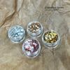 Metallic Copper Coin Nail Sequins - Super Flash Mirror Effect DIY Nail Art Accessories