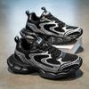 Men's Shoes Summer 2025 New Big Head Wide Feet Mesh Running Sneakers Teen Senior Breathable Dad Shoes