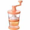 Wahei Freize Manual Hand-cranked Radish Grater Orange ME-7259 Just turn the handle and drain the water at the same time