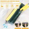 Rotating Floor Scrub Brush Long Handle Windows Squeegee Stiff Bristle Broom Mop 2In1 for Bathroom Kitchen Floor Crevice Cleaning