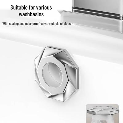 Galvanizovaný kryt přepadové zátky umyvadla odolný proti zápachu