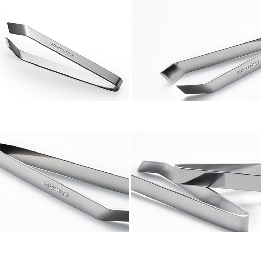 Stainless Steel Fish Bone Tweezer Pincer Plucking Clamp Clip Tong Kitchen Tool