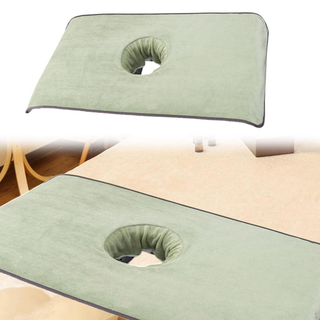 Massagetisch Handtuch, Dampftuch Schutzvlies SPA Bett Kopfvorhang Polster Gesichtskissen