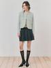 Etmont Double Pleats Skirt, Charcoal