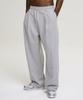 Leijibi [Summer] One-Pleat Wide Fit Fresh Sweatpants M Melange Grey