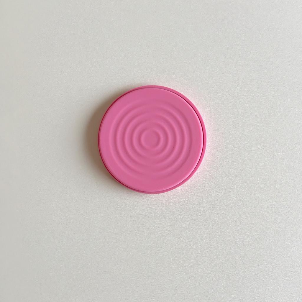 Universeller starker magnetischer Handy-Griffhalter Popping Handy-Buchsen Wasserwellen Rundes Silikon Faltbarer Ständer Halterung