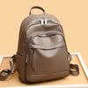 European and American Fashion Women's Bag New Trend PU Leather Women's Backpack Zipper Backpack Autumn and Winter Women's Bag