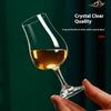 125ML Whiskey Crystal Glass Family Banquet Wine Cup Luxury Brandy Wine Glass Thick Bottom Glass Bar Party Wine Set