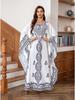 Batwing Sleeve Plus Size Muslim Abaya - Long, Loose-Fit Dress for Women