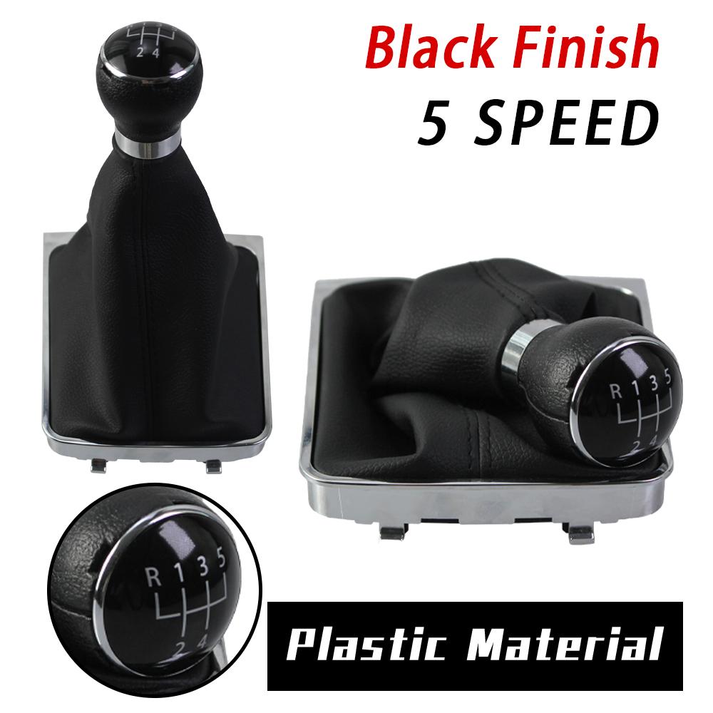 

High-quality New 5/6 Speed Manual For VW PASSAT B6 2005-2012 Gear Shift Knob Stick Shifter Gaiter Boot Cover Leather Car Styling