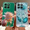 For Honor X8b Elegant Floral Butterfly Phone Case For HonorX8b X 8B 4G LLY-LX1 LLY-LX2 LLY-LX3 Soft Silicone TPU Cases