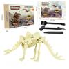Dinosaur Dig Kit for Kids, Fossil Excavation Adventure with 12 Unique Dinosaurs To Discover, STEM Educational Science Toy for Boys & Girls