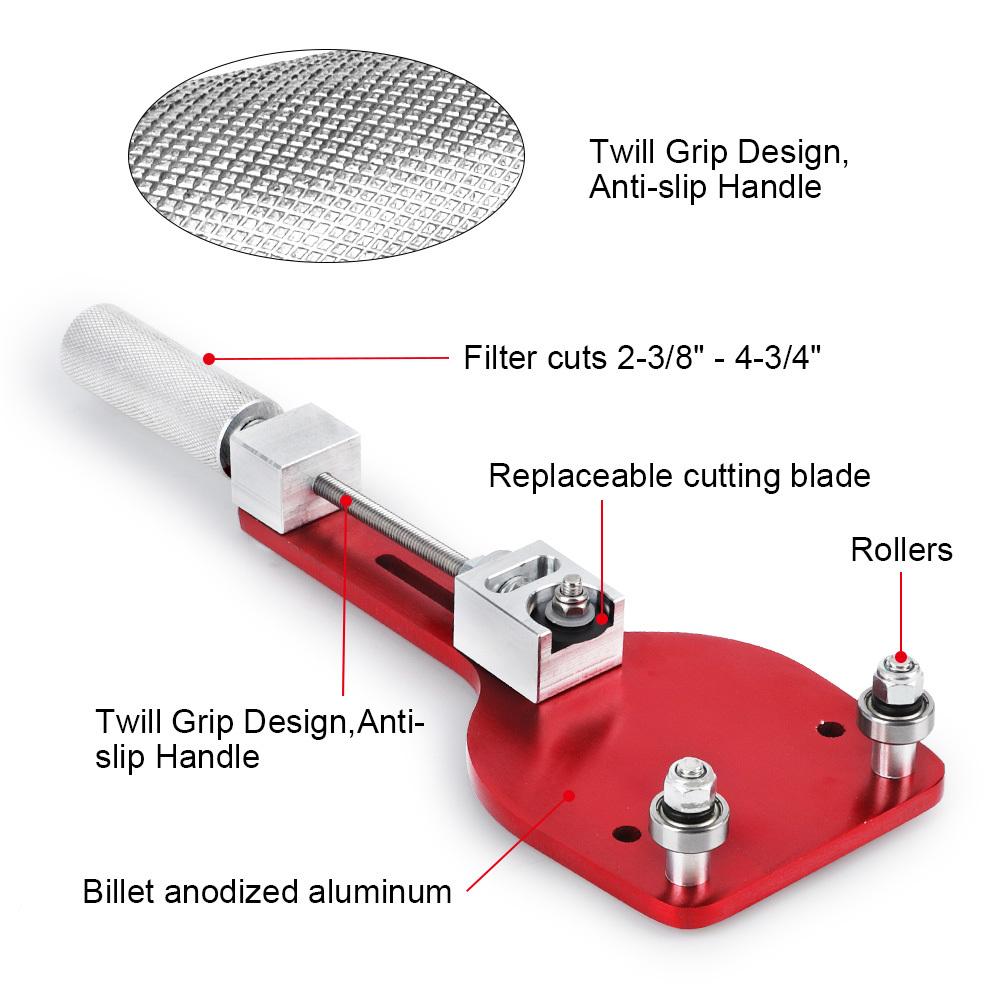 Aluminum Alloy Adjustable Oil Filter Cutter 77750 High Quality OilFilter Tool Auto Car Accessories