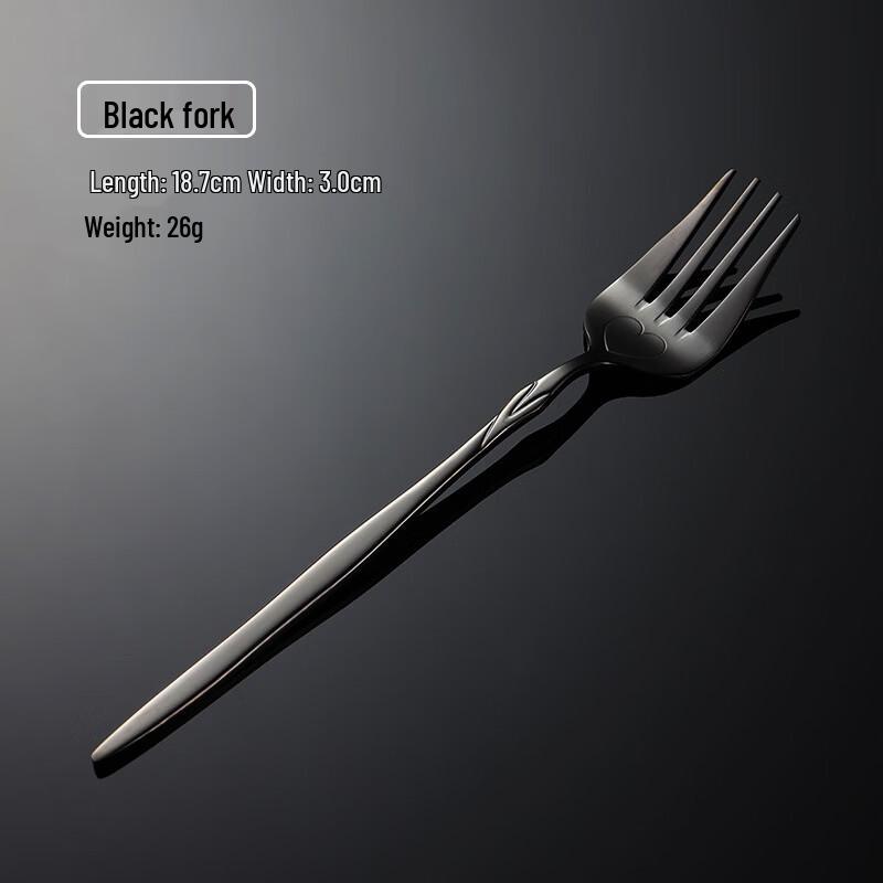 Qianxing Stainless Steel Rose Flower Utensil Set