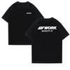 Hot Sale WORK Short Sleeve Classic Wheel Racing Sponsor RIM Car Fashion T-shirt Modified Meister Men Women Loose Casual Oversized Top Summer New Tee