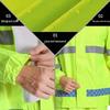 High-Visibility Raincoat & Pants Set for Traffic Safety & Rescue Duties