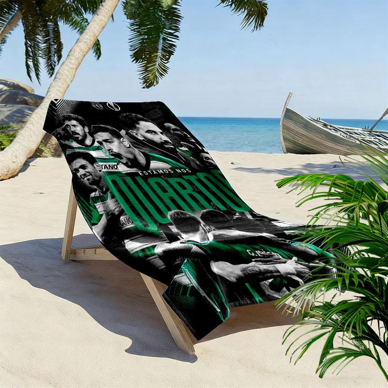 MHIH Print Beach Towel, Large Soft Quick Dry Towel for Beach Camping Swimming