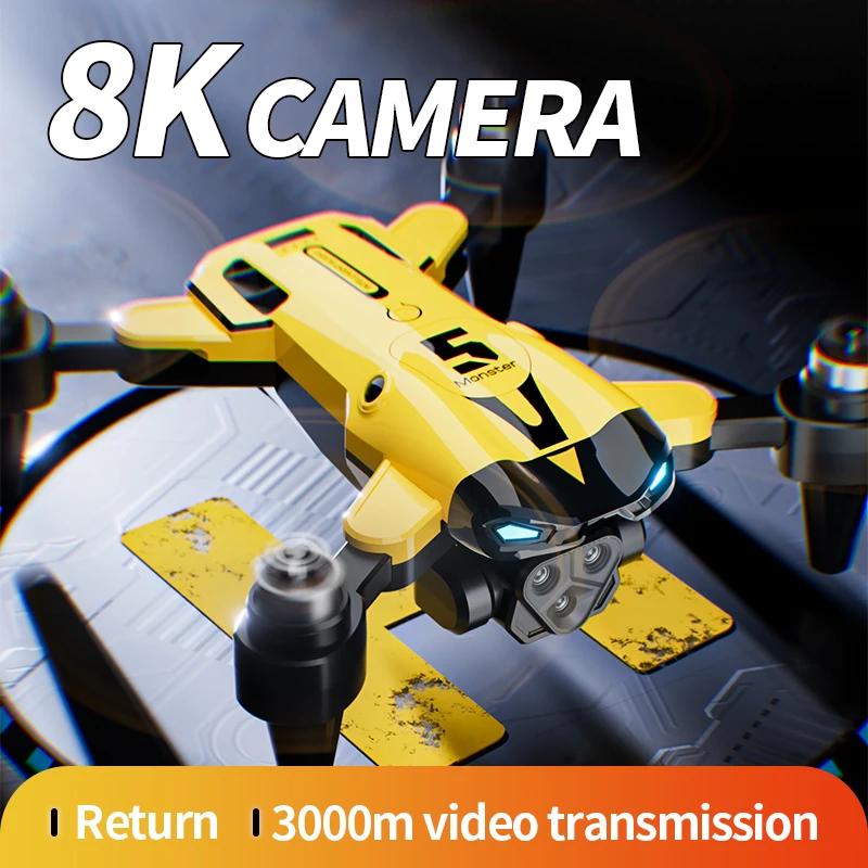 M5 Dron Profesionální 8K HD Letecký Profesionální Letecké Snímkování Duální Kamera Vyhýbání se Překážkám GPS 5GWifi Bezkomutátorový Kvadrokoptéra