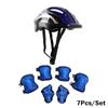 7 stk Sett Barn Gutter Jenter Hjelm Kne Håndleddsbeskytter Albuebeskyttere Barn Sykling Skøyter Sykkelhjelm Beskyttelse Beskytter