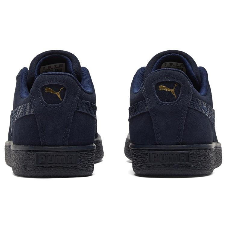 Puma Camoscio Mono Deboss 'Blu Scuro Nero' Uomo 384688-02