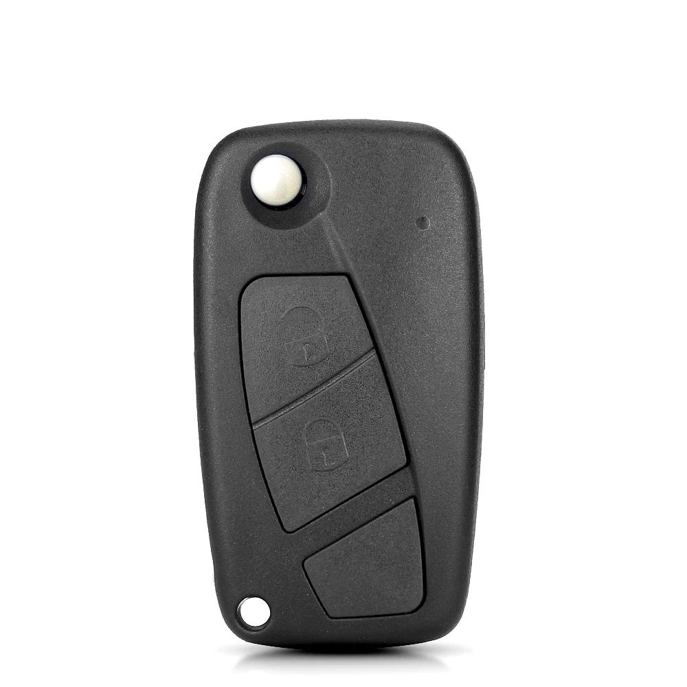 KEYYOU 2/3 Buttons Car Key Shell For FIAT Punto Ducato Stilo Panda Remote Key Case Cover Fob Keyless Entry Fob SIP22 2 button blue