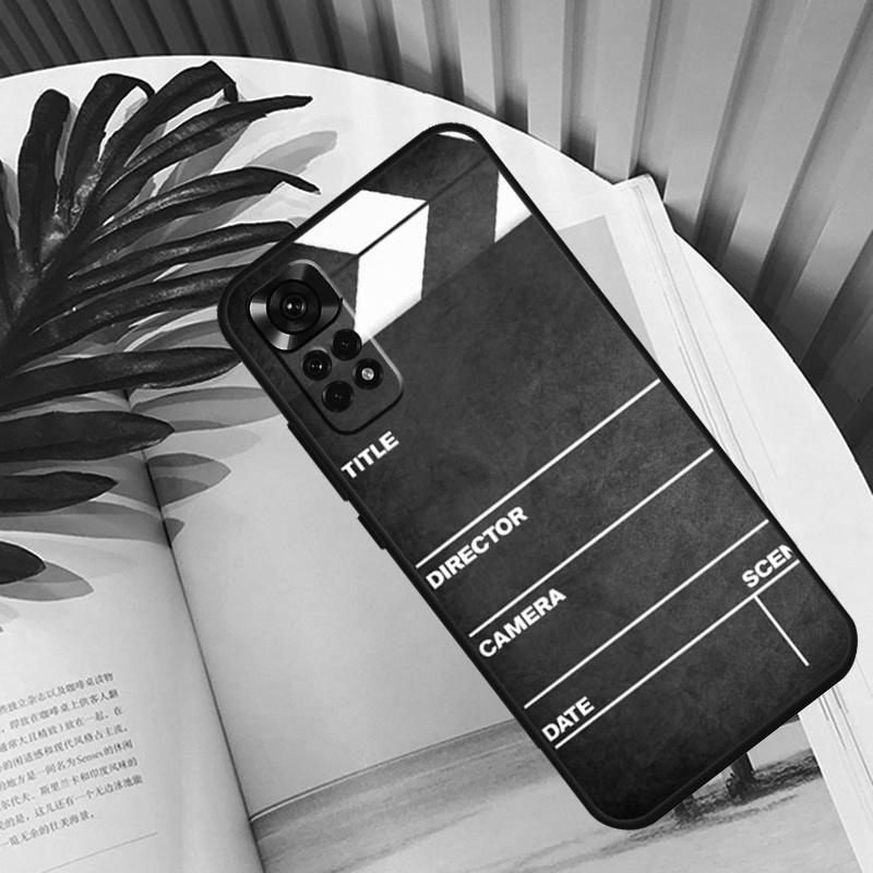 Clapper Board Funda For Xiaomi Redmi Note 14 13 10 11 12 15 Pro Plus Case For Redmi 15 13C 12C 10C 14C 15C