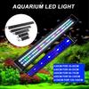 Waterproof LED Aquarium Lights 30/40/60/90/120CM Bar Blue/RGB Submersible Underwater Clip Lamp Aquatic Decor Fish Tank Light 12V